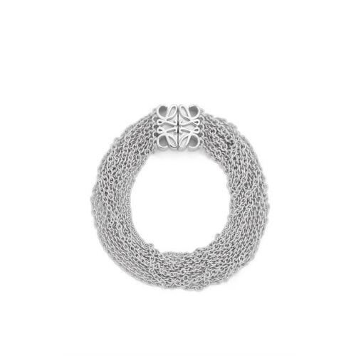 로에베 여성 팔찌 Anagram fringe bracelet in sterling silver Silver J821240X16-1160
