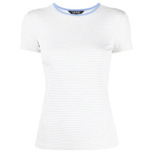 폴로랄프로렌 여성 블라우스 셔츠 스트라이프 라운드 넥 티셔츠 200861927