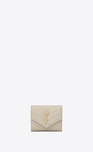 생로랑 여성 반지갑 692061BOW019207 cassandre matelasse multi folded wallet in grain de poudre embossed leather