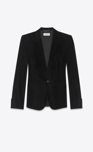 생로랑 남성 자켓 블레이저 530751Y525R1000 classic evening velvet jacket