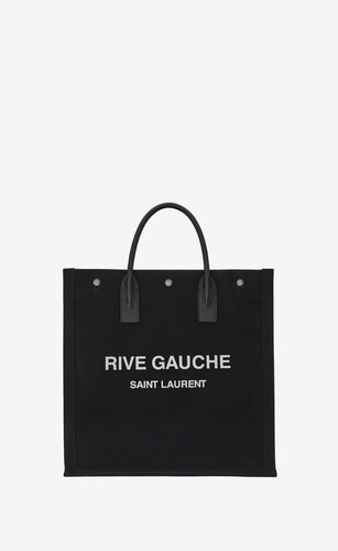 생로랑 남성 토트백 탑핸들백 63253996N9E1070 rive gauche north/south tote bag in printed canvas and leather