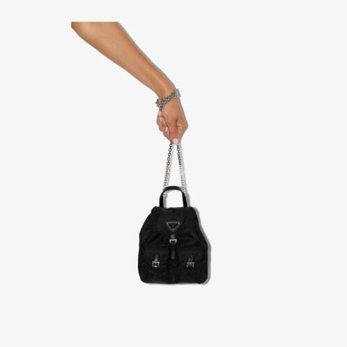 프라다 여성 백팩 black nylon mini backpack 18349502_1BH029VCOMV44