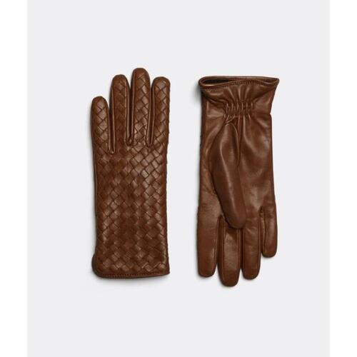보테가베네타 여성 장갑 Intrecciato Leather Gloves 690339VZQO12587