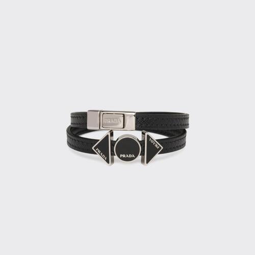 프라다 남성 팔찌 2IB363_053_F0002 Saffiano leather bracelet