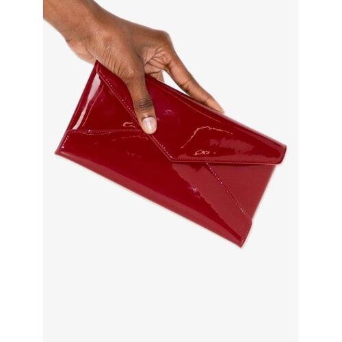 생로랑 여성 클러치 미니백 Red Paloma Patent Leather Envelope Pouch Bag 17665550_698224B870W