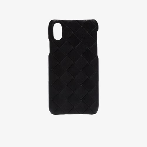 보테가베네타 남성 디지털액세서리 black leather iPhone CSS XS case 14590894_607522VMBI2