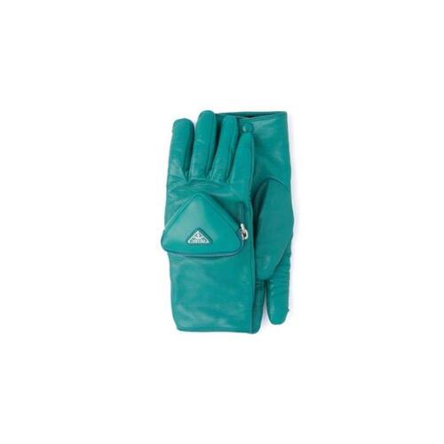 프라다 여성 장갑 1GG141_2DWZ_F0363 Nappa leather gloves with pouch