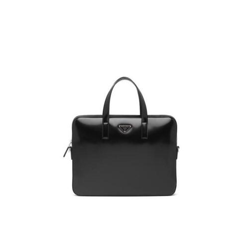 프라다 남성 서류백 비즈니스백 2VE368_ZO6_F0002_V_NOT Brushed leather briefcase