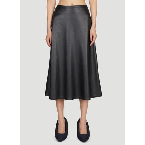 발렌시아가 여성 스커트 Leather A Line Skirt 730777 TNS17 1000