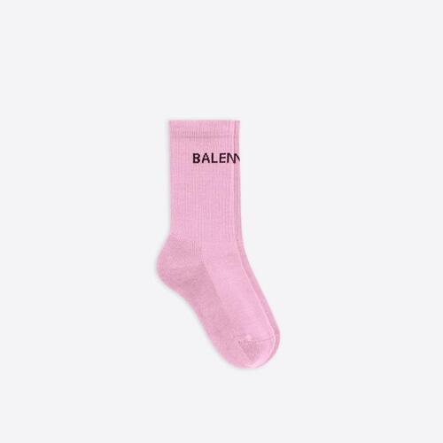 발렌시아가 여성 양말 Womens Balenciaga Tennis Socks in Pink 540615372B46960
