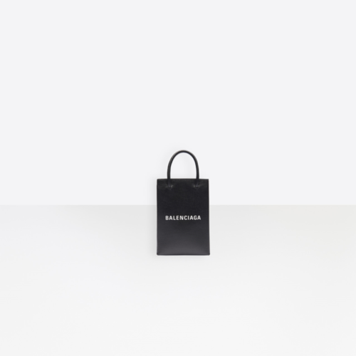 발렌시아가 남성 디지털액세서리 Mini Shopping Bag in Black 5938260AI2N1000