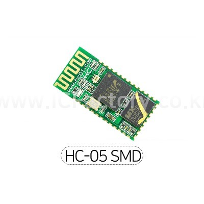 [정품] HC-05 SMD 블루투스 무선 시리얼 포트 모듈 (ICF1989)