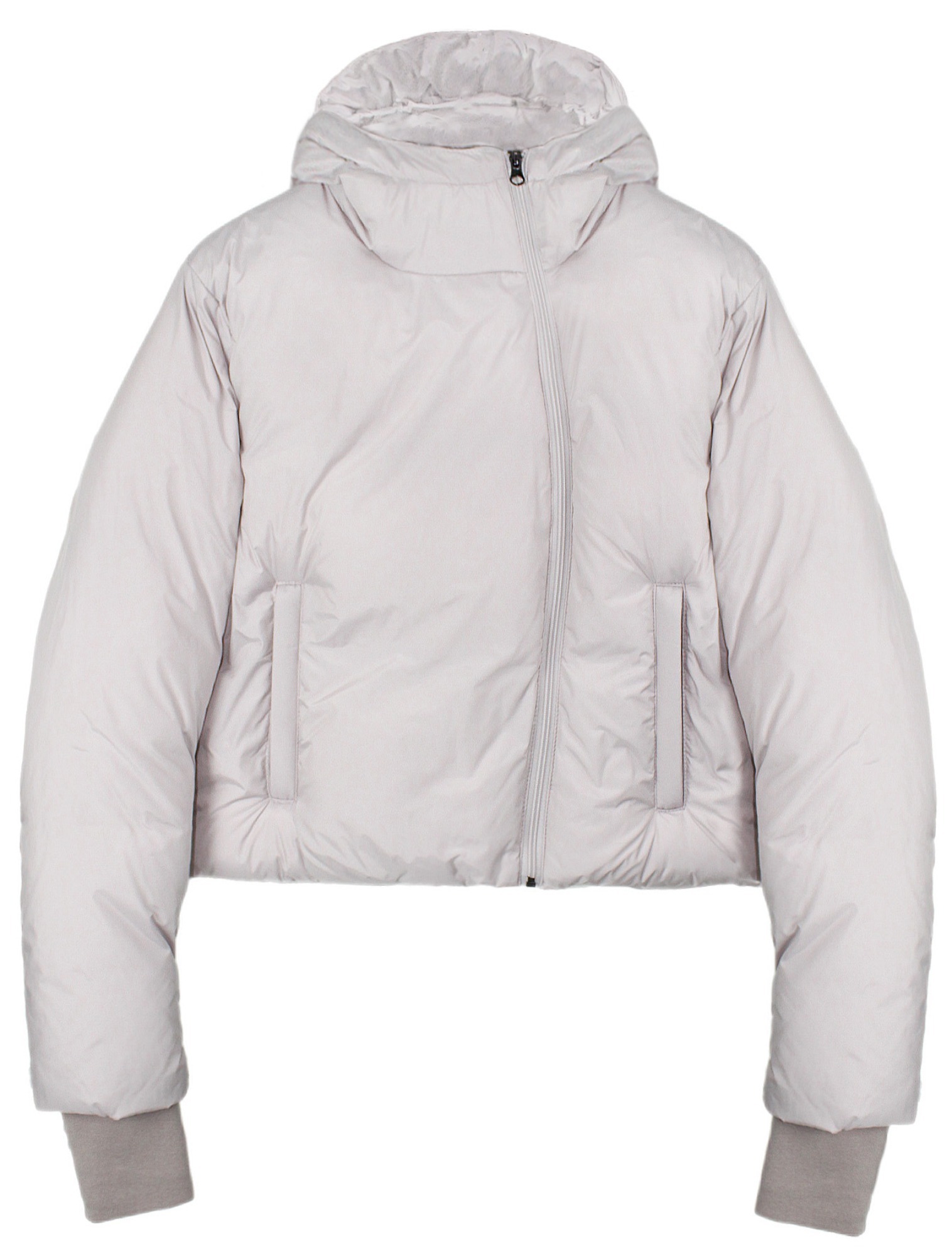 Padded puffer jacket (Ash pink)