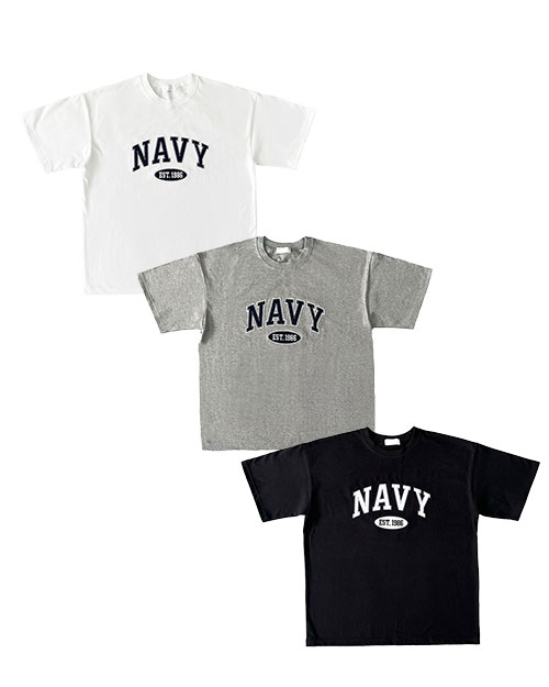 Navy 1986 Logo Short Sleeve