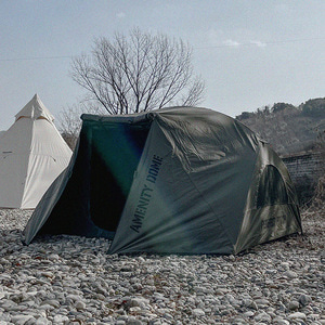 캠핑 어메니티 돔 쉘터 면 미니멀 미니 경량 차박 이너 동계 겨울 2인용 텐트