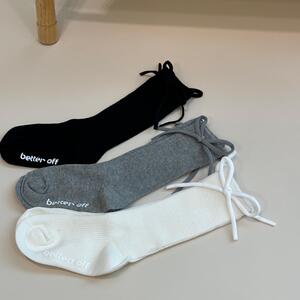 ribbon knee-socks set