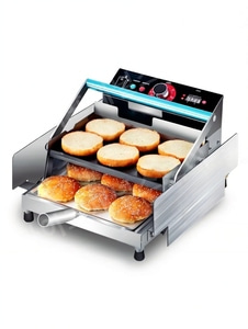 라이프채널 업소용 햄버거 메이커 빵 굽는 기계 수제 버거 프랜차이즈 식당