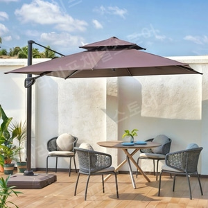 로마 우산 야외 인테리어 정원 카페 대형 파라솔