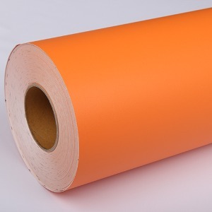 퀸하우징 인테리어필름 오렌지 1롤 SQ318 (122cm X 50m)