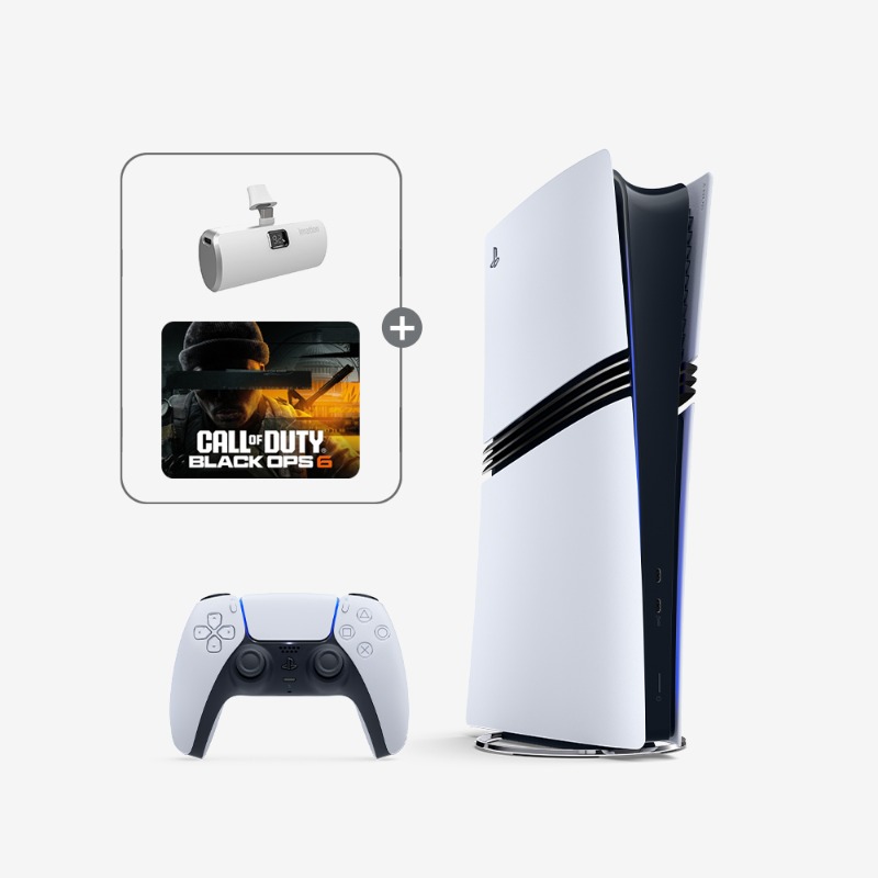 PS5 프로 + 콜옵6 바우처 + 보조배터리