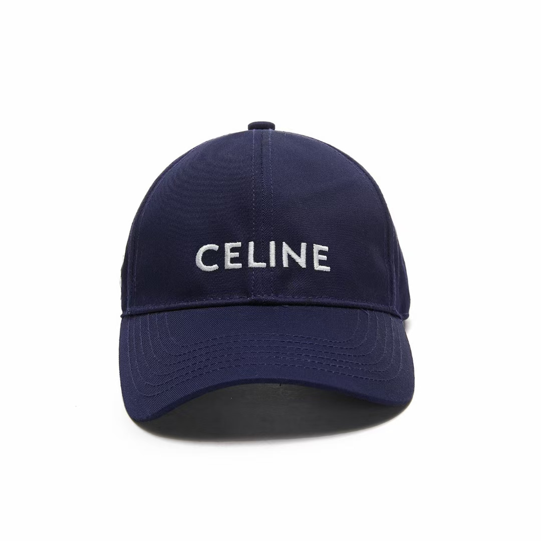 셀린느 2022 베이직로고 볼캡 모자 네이비