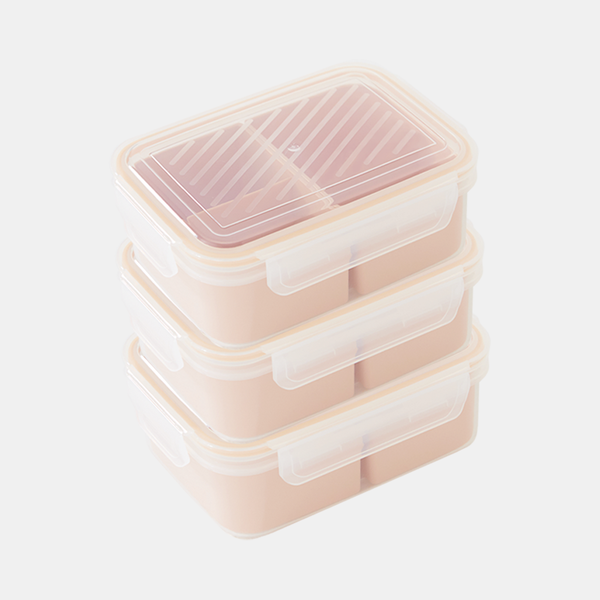 나눔쉐어 밀프랩 용기 915ml 3칸 3P