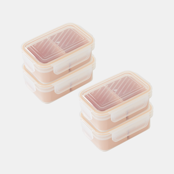 나눔쉐어 밀프랩 용기 480ml 2칸 4P