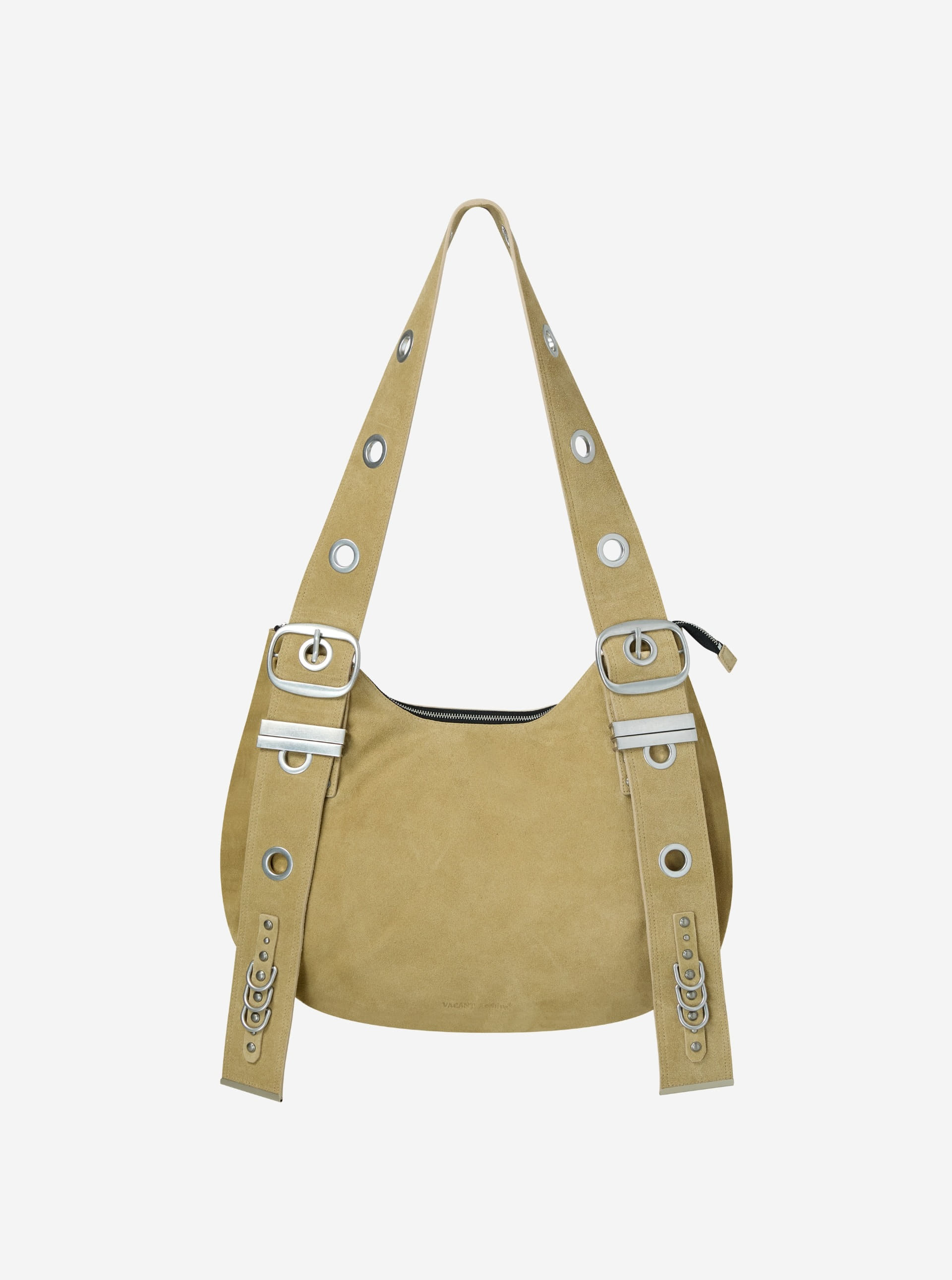 ショルダーバッグ・ポシェット [VACANTARCHIVE] BELLA WIDE STRAP HOBO BAG RESTOCK) BELLA WIDE STRAP HOBO BAG BEIGE - vacantarchive