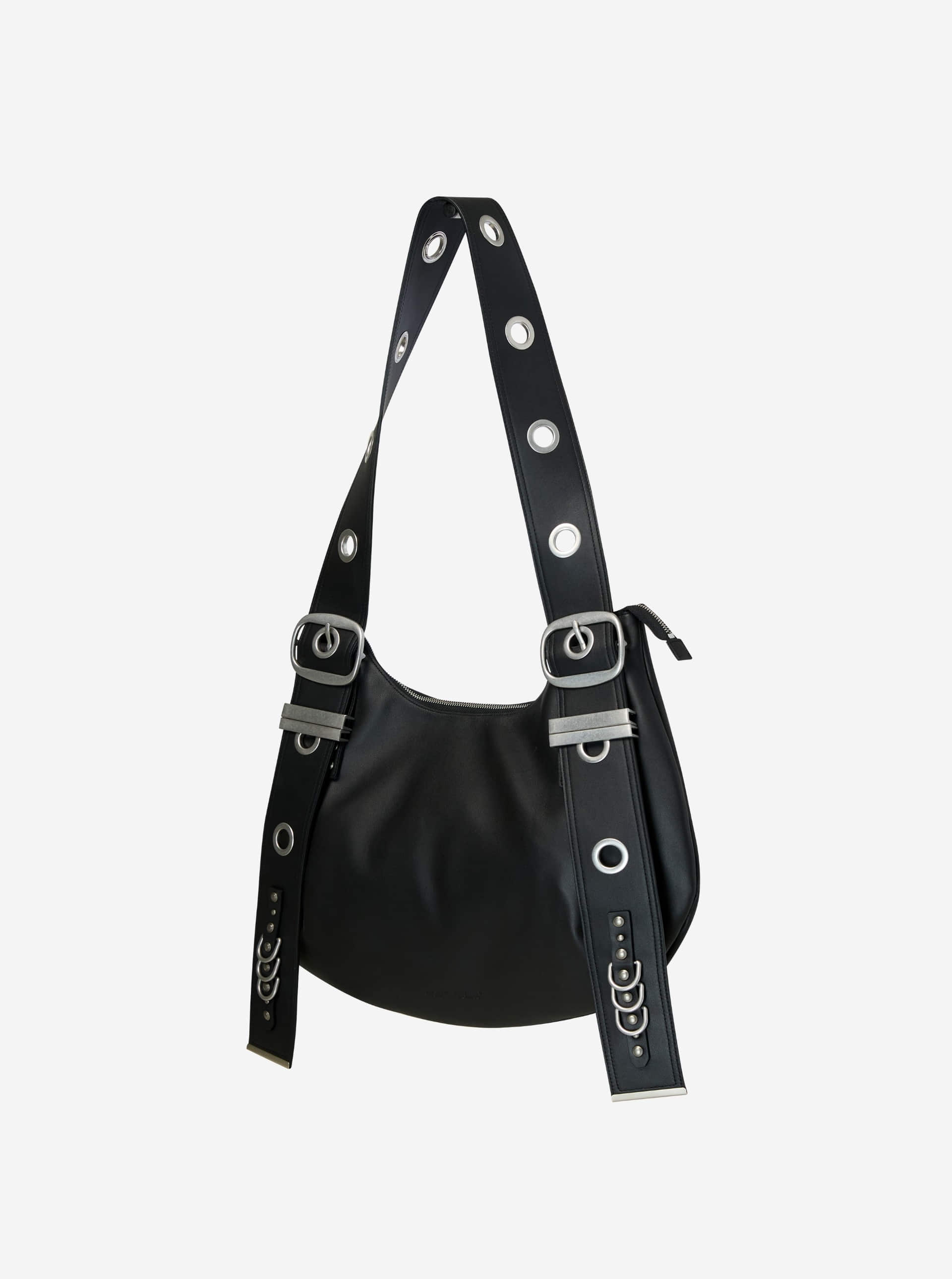 【VACANT Archive】 BELLA WIDE STRAP HOBO BAG 3RD) BELLA WIDE STRAP HOBO BAG BLACK - vacantarchive