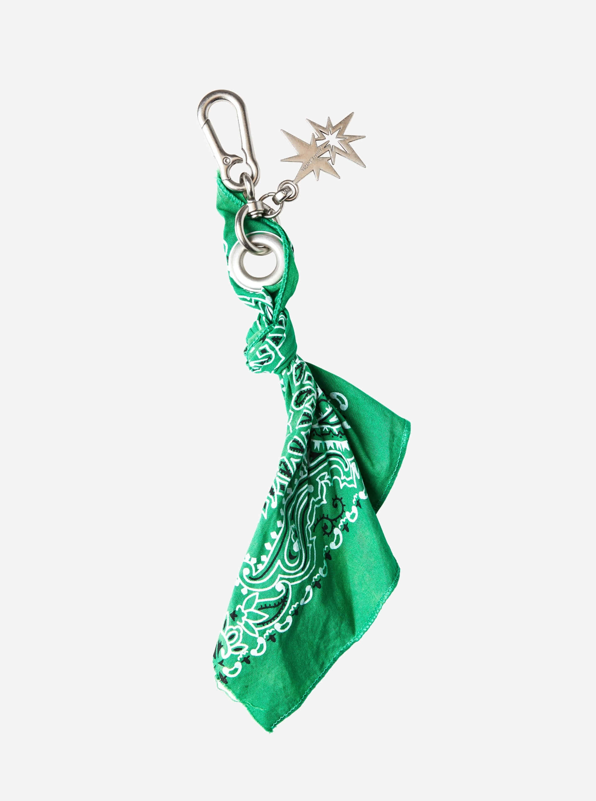 DYED BANDANA KEYRING RED - vacantarchive