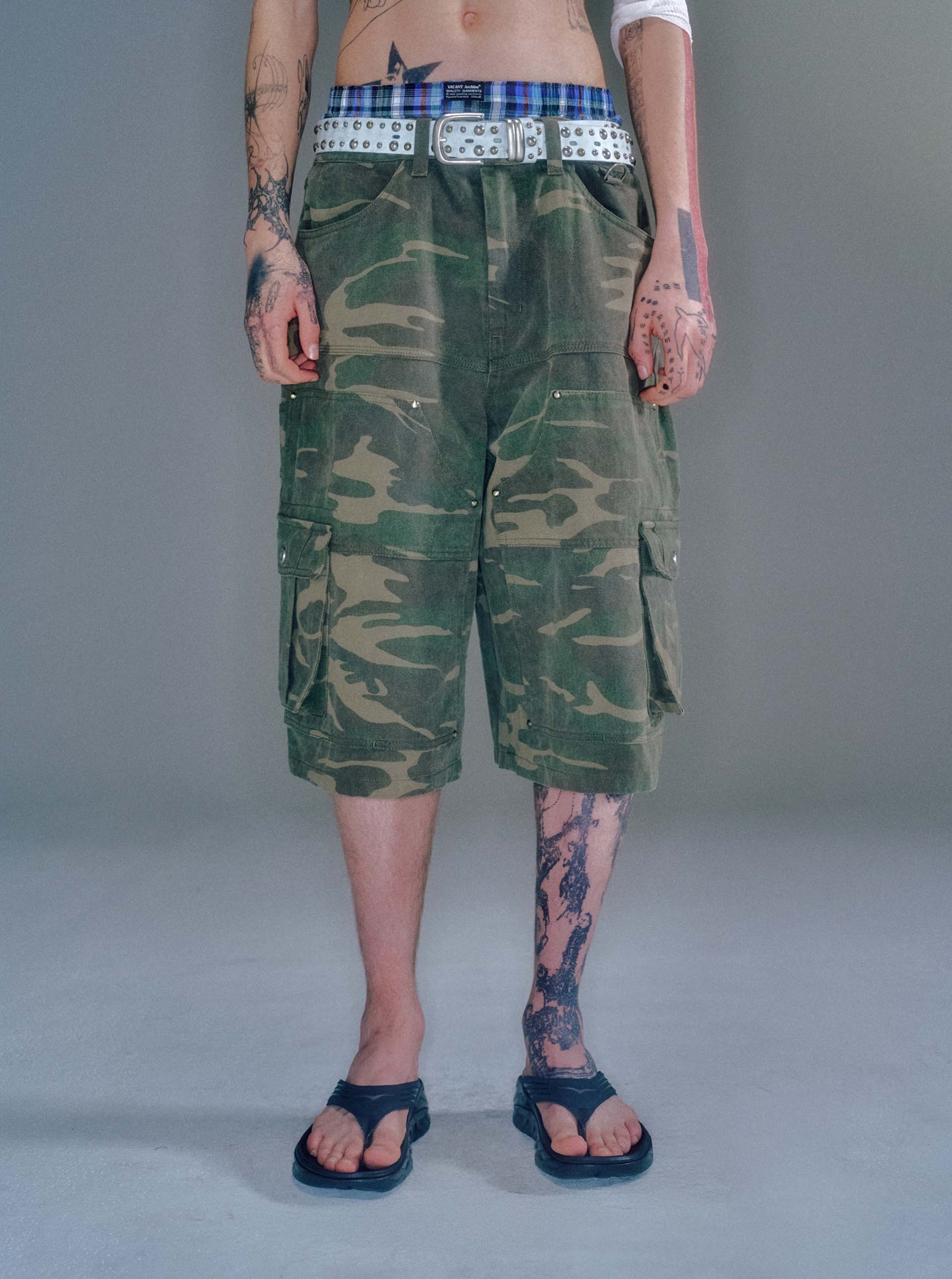 パンツ VACANT Archive : 25SS / MOKSHA BERMUDA PANTS (CAMO) MEN MOKSHA BERMUDA PANTS CAMO - vacantarchive