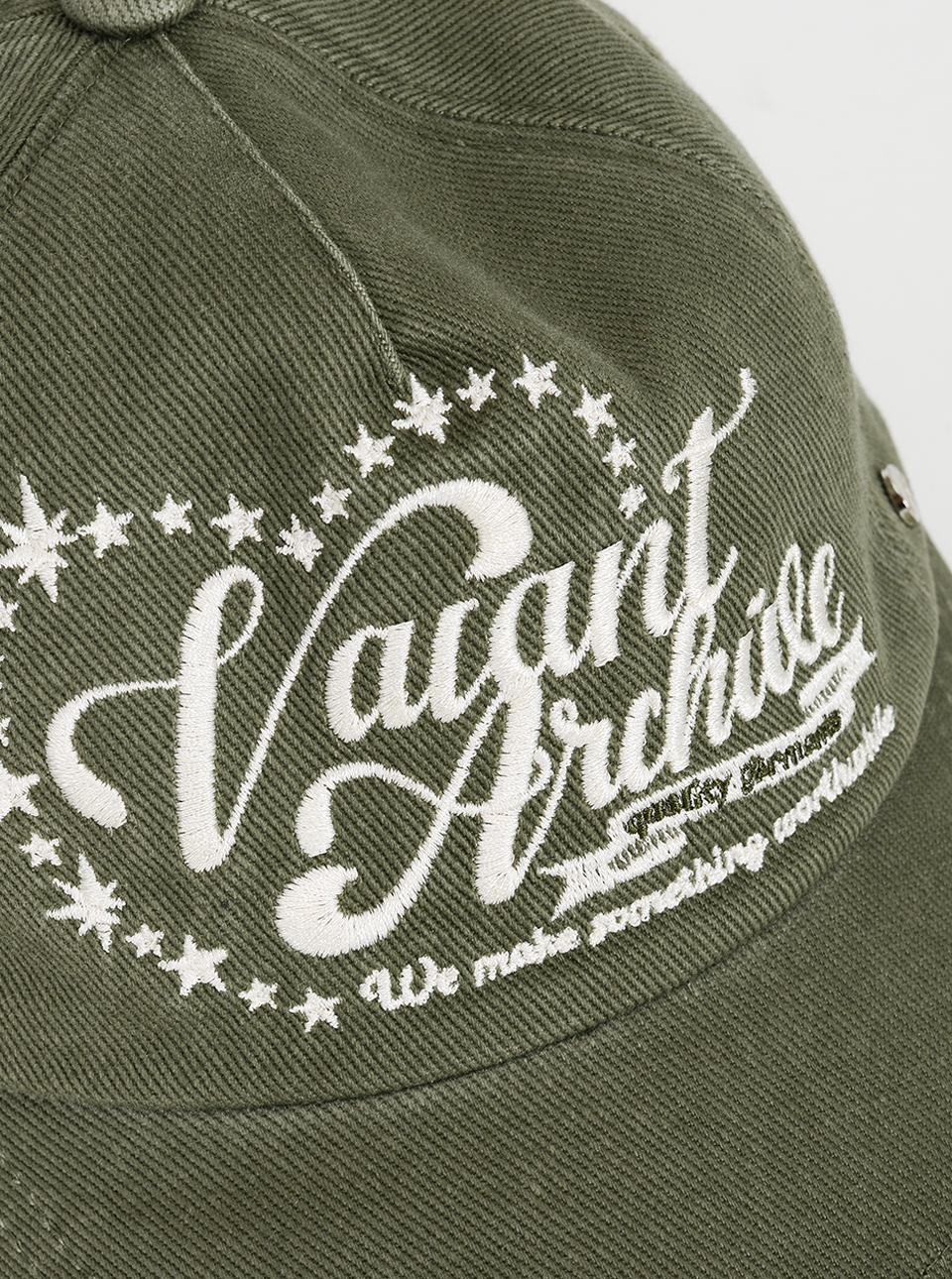 キャップ VACANT Archive : 24FW / VACANT LOGO CAP (3COLORS) VACANT LOGO CAP KHAKI - vacantarchive