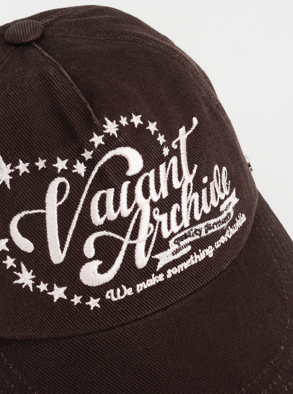 キャップ VACANT Archive : 24FW / VACANT LOGO CAP (3COLORS) VACANT LOGO CAP BROWN - vacantarchive