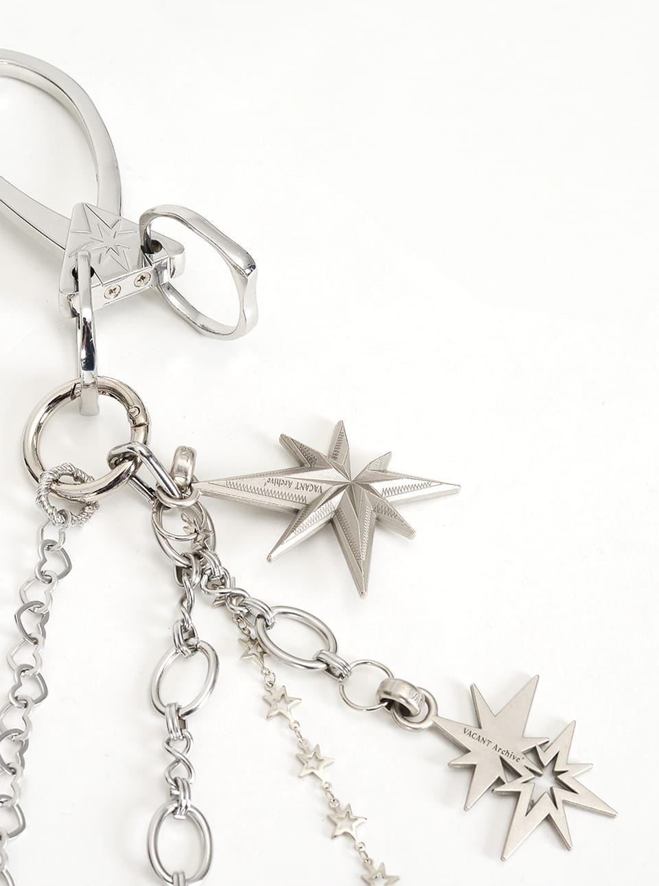 キーホルダー・キーリング VACANT Archive : 24FW / VACANT STAR KEYRING (SILVER) RESTOCK) VACANT STAR KEYRING SILVER - vacantarchive