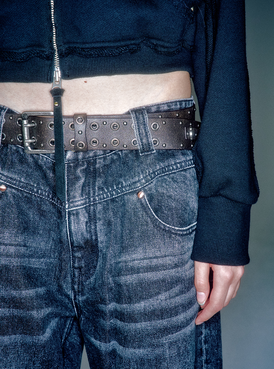 デニム・ジーパン VACANT Archive : 24FW / WOMEN SCOPPER X-POCKET CARGO DENIM 428.jpg
