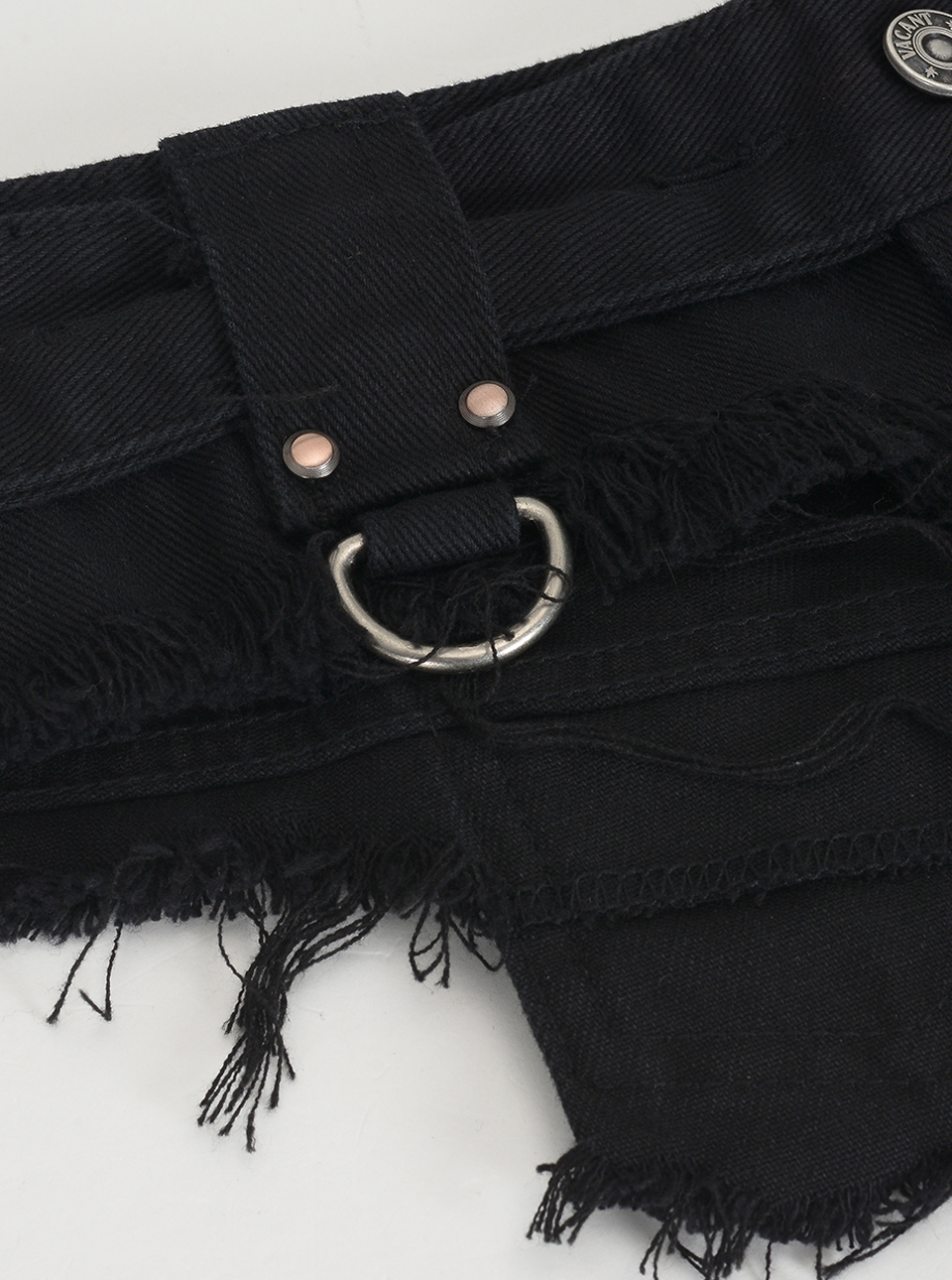 RESTOCK) AARON LAYERED POCKET BELT BLACK - vacantarchive
