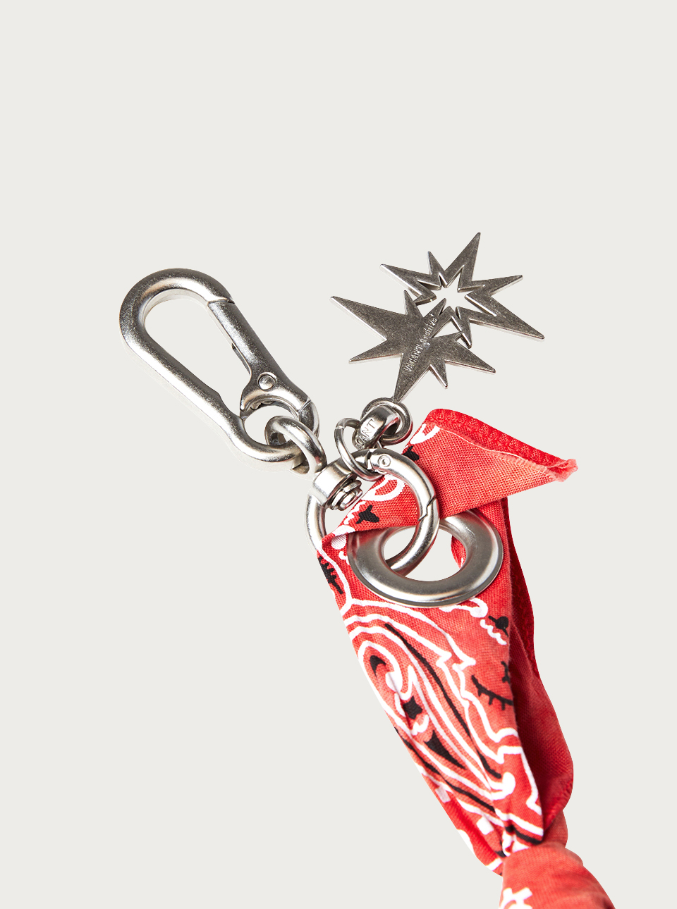 小物 vacant archive dyed bandana keyring vacant archive dyed bandana keyring