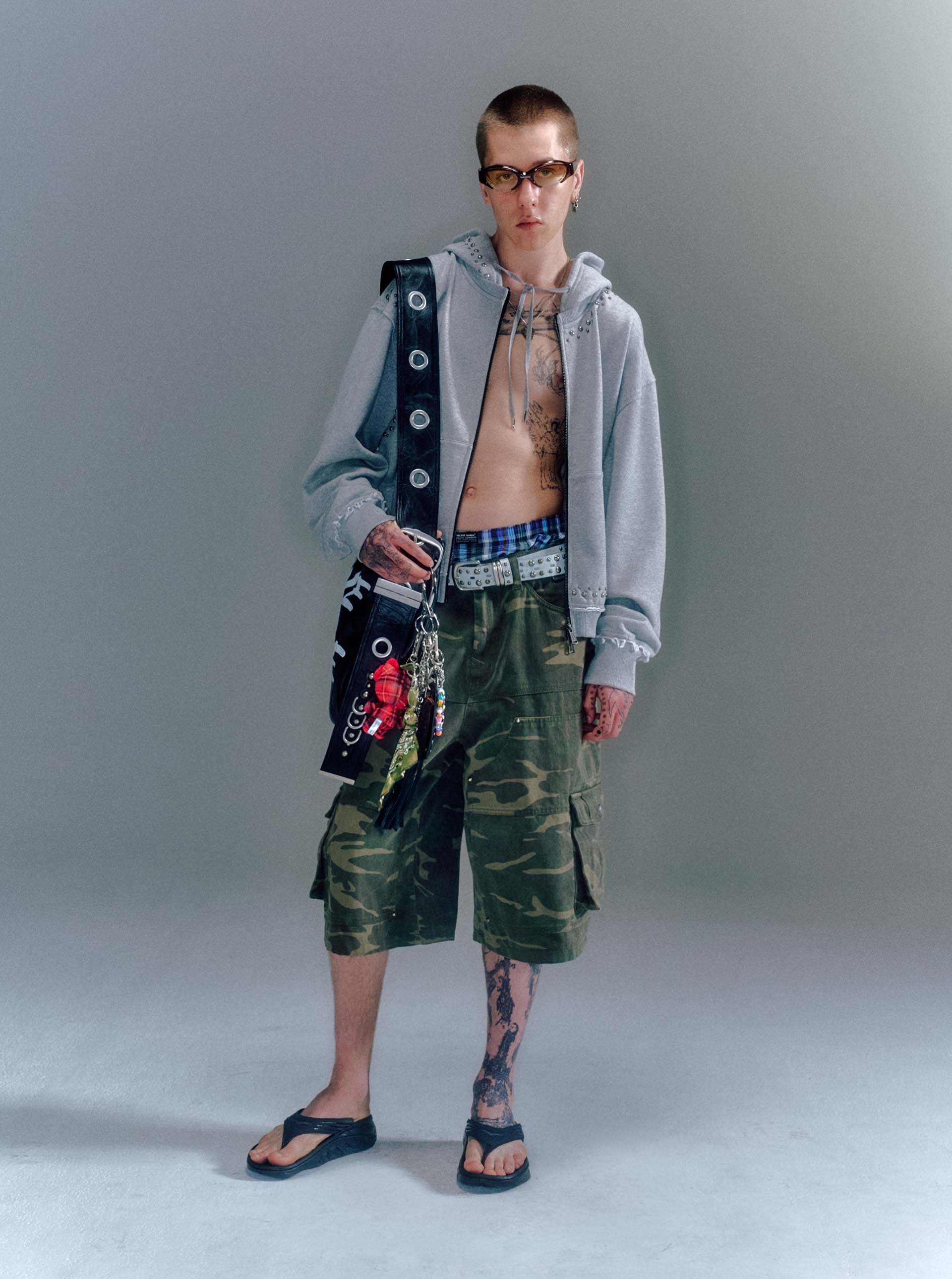 パンツ VACANT Archive : 25SS / MOKSHA BERMUDA PANTS (CAMO) H2369BWC.FRONTFULL_1200x1200.