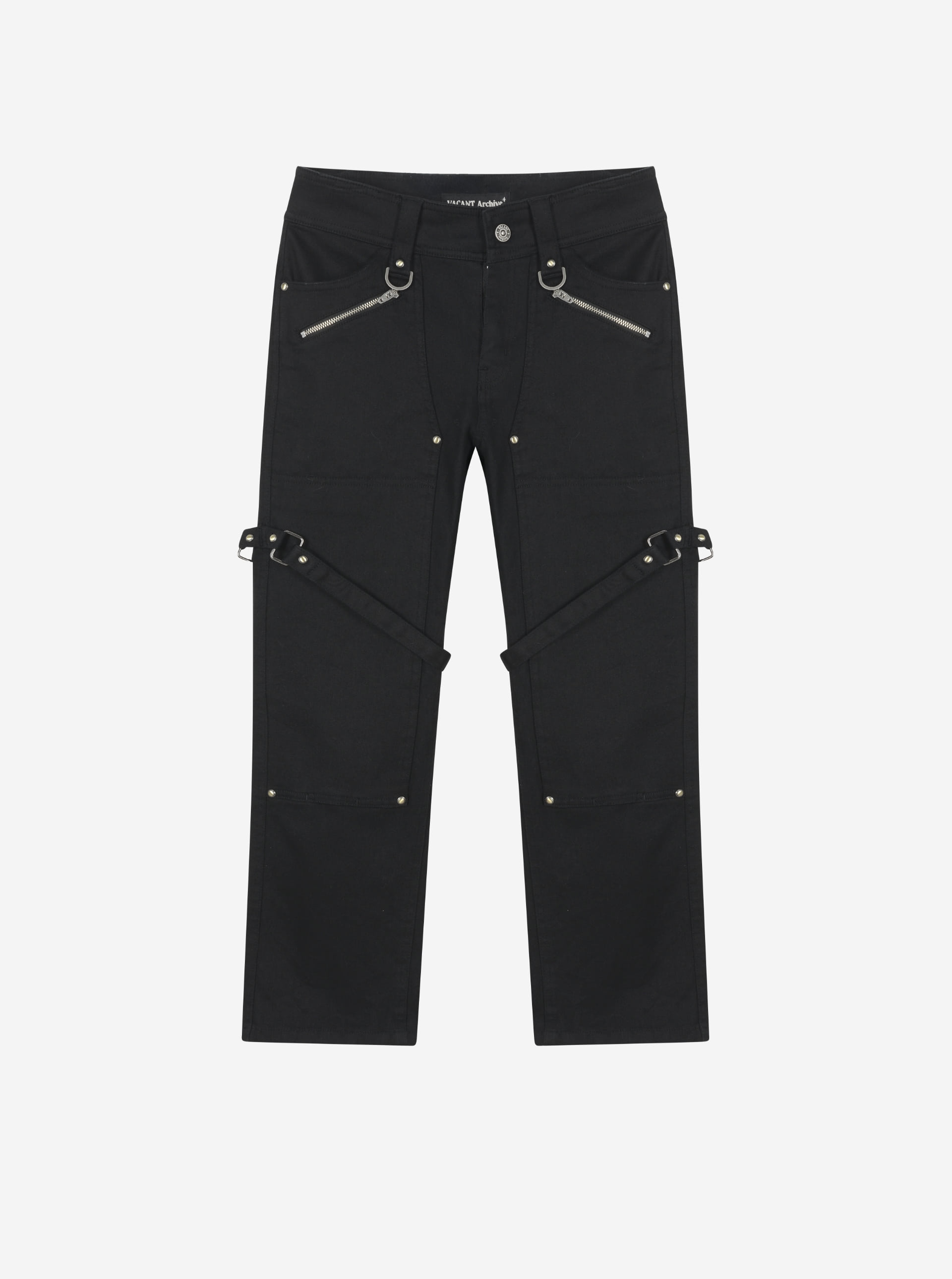 パンツ VACANT Archive : 25SS / BONA STRAP ANKLE PANTS (3COLORS) BONA STRAP ANKLE PANTS BLACK - vacantarchive