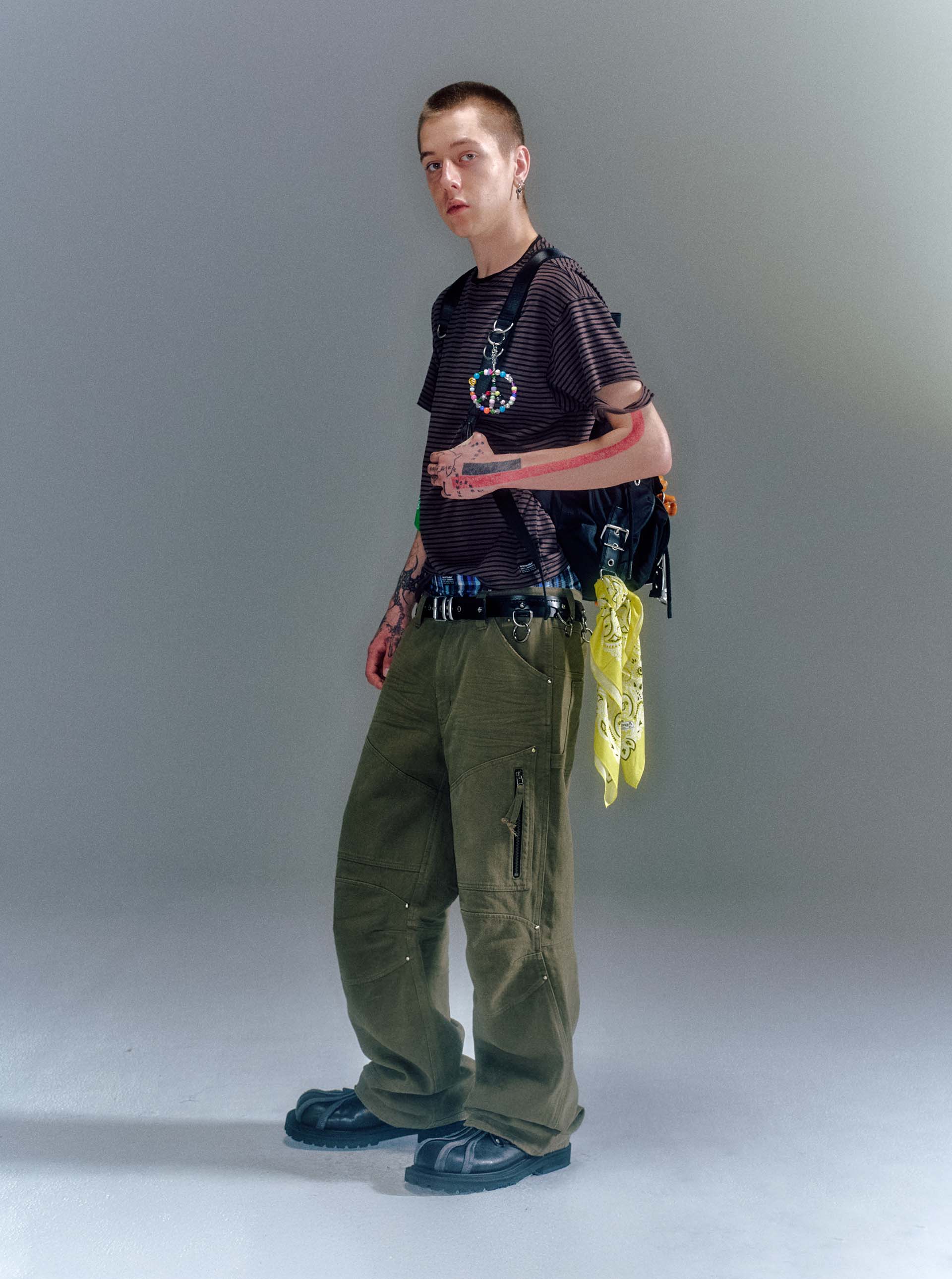 パンツ VACANT Archive : 25SS / PAUL BIKER WORK-PANTS (2COLORS) MEN PAUL BIKER WORK-PANTS KHAKI - vacantarchive