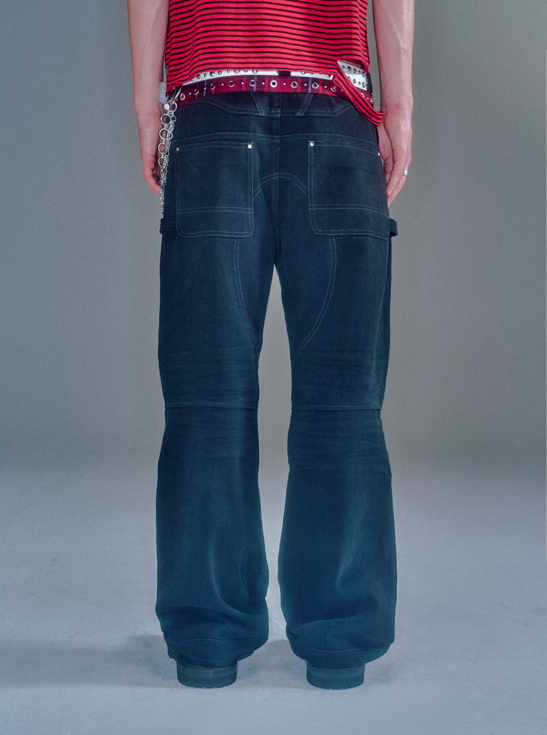 MEN PAUL BIKER WORK-PANTS BLACK - vacantarchive
