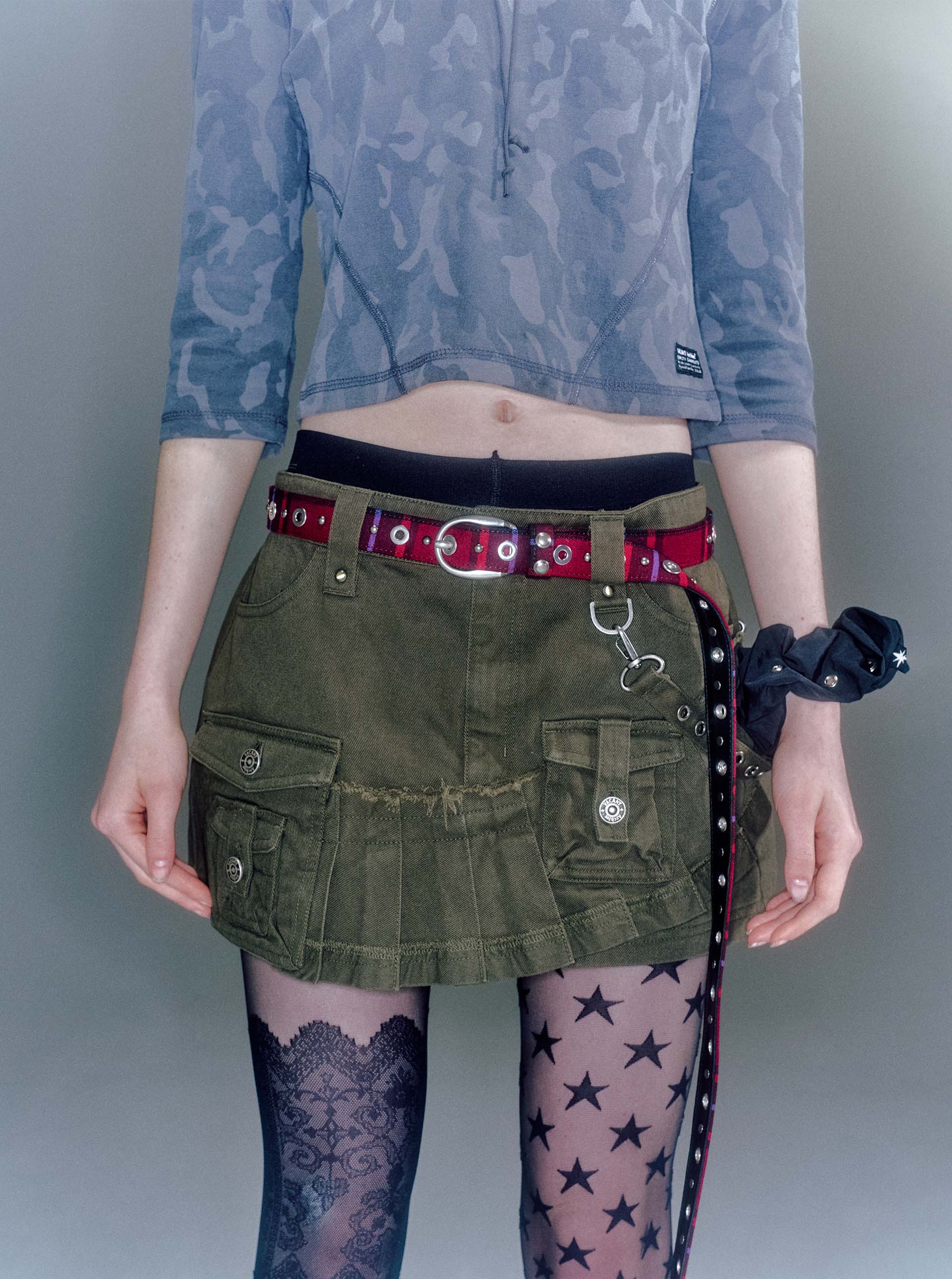 ミニスカート VACANT Archive : 25SS / KATHY CARGO MINI SKIRT (2COLORS) 61RGp2EdexL.jpg