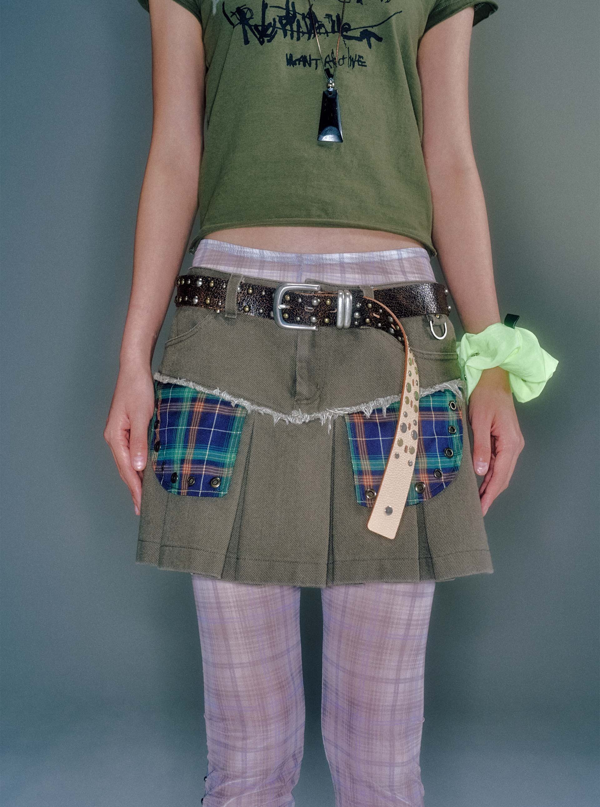 【VACANT Archive】関税/送料込み LISA PLEATS MINI SKIRT Geek Office / ギークオフィス】VACANT Archive / LISA PLEATS