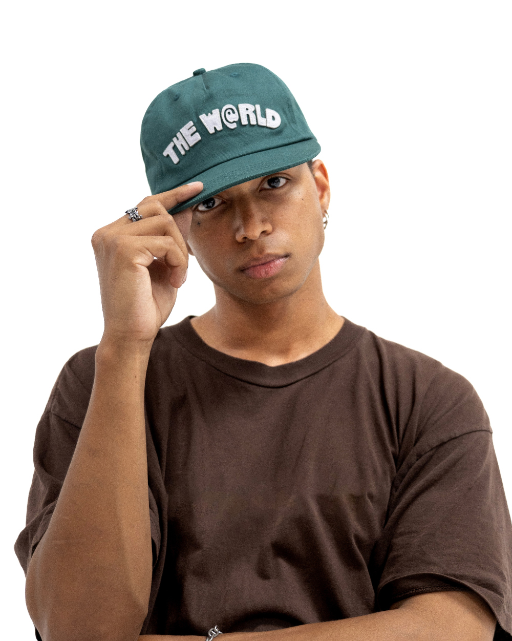 THE WARLD 5 Panel Felt Cap