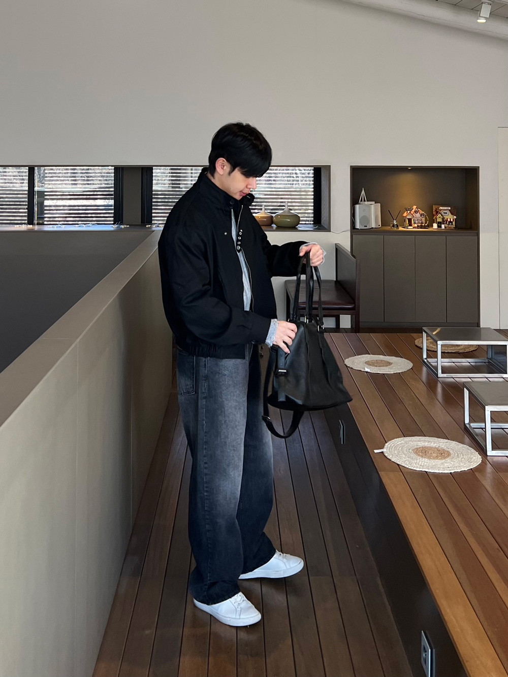 재킷 모델 착용 이미지-S1L27