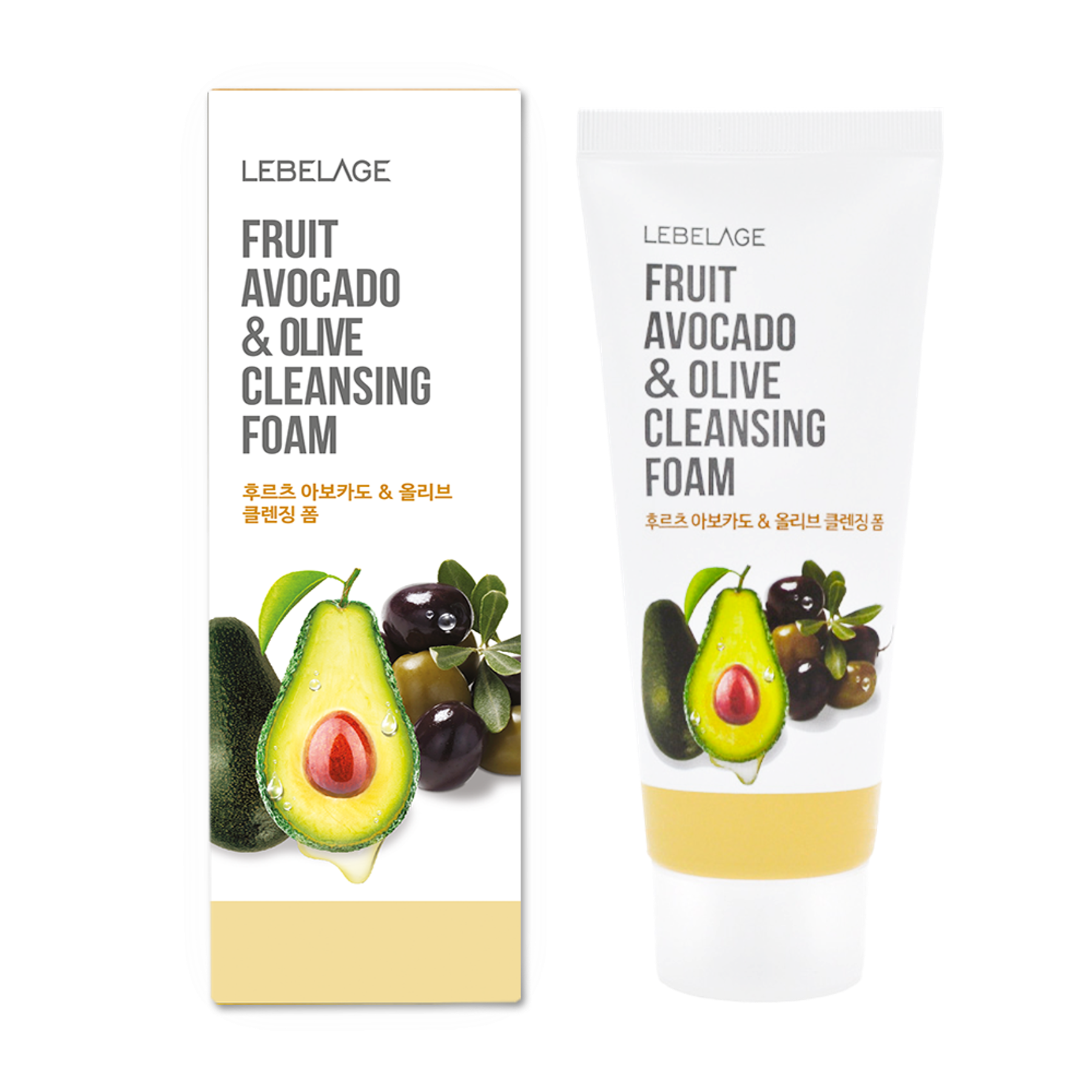 FRUIT AVOCADO&OLIVE CLEANSING FOAM