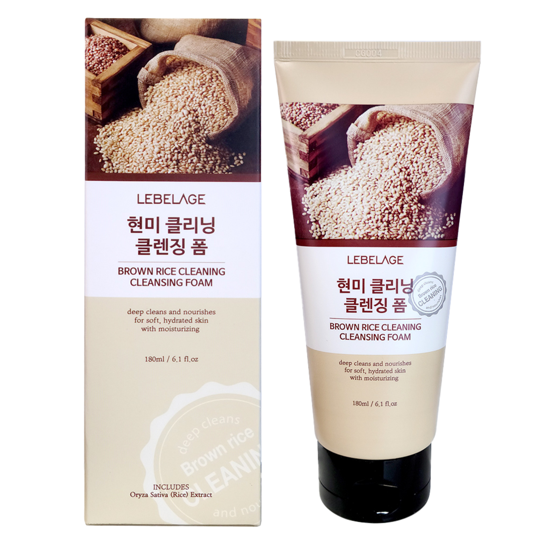 BROWN RICE CLEANING CLEANSING FOAM