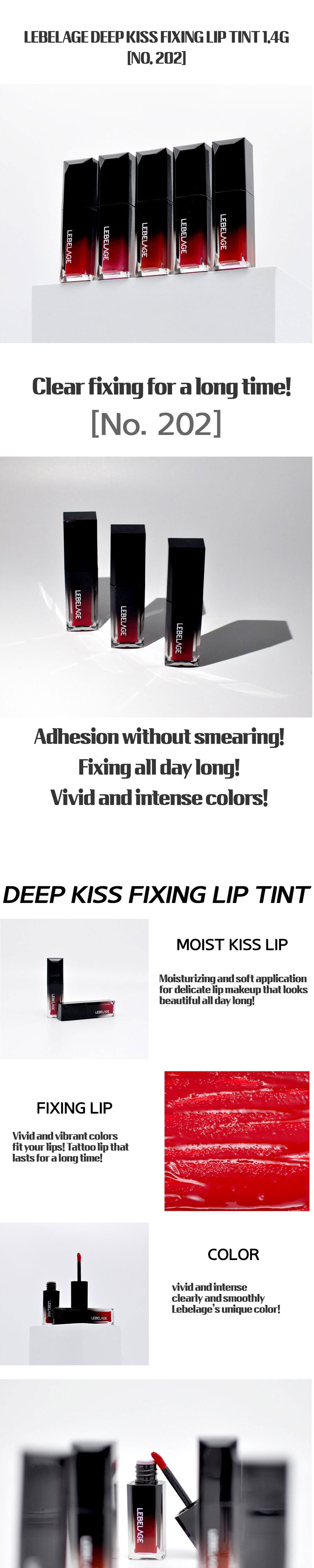 Deep Kiss Fixing Lip Tint [No.202 ...