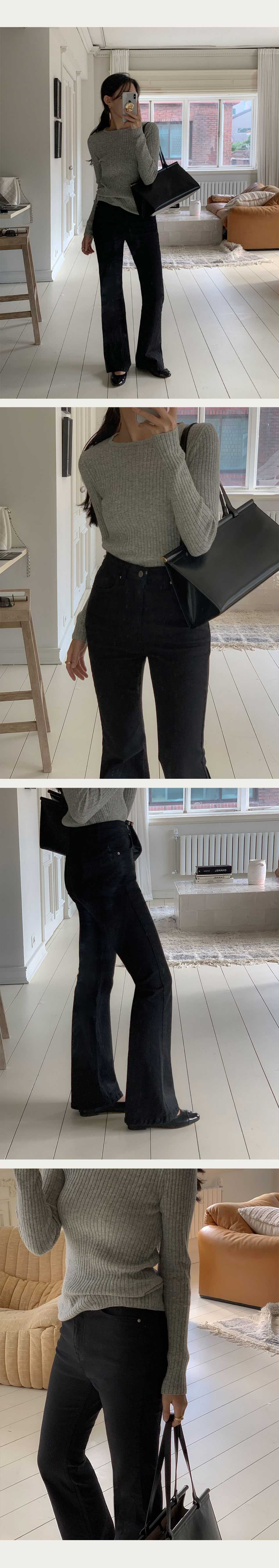 [OV.M] 에드 코튼 슬림 부츠컷 데님 ADD COTTON SLIM BOOTSCUT DENIM 상세 이미지 16