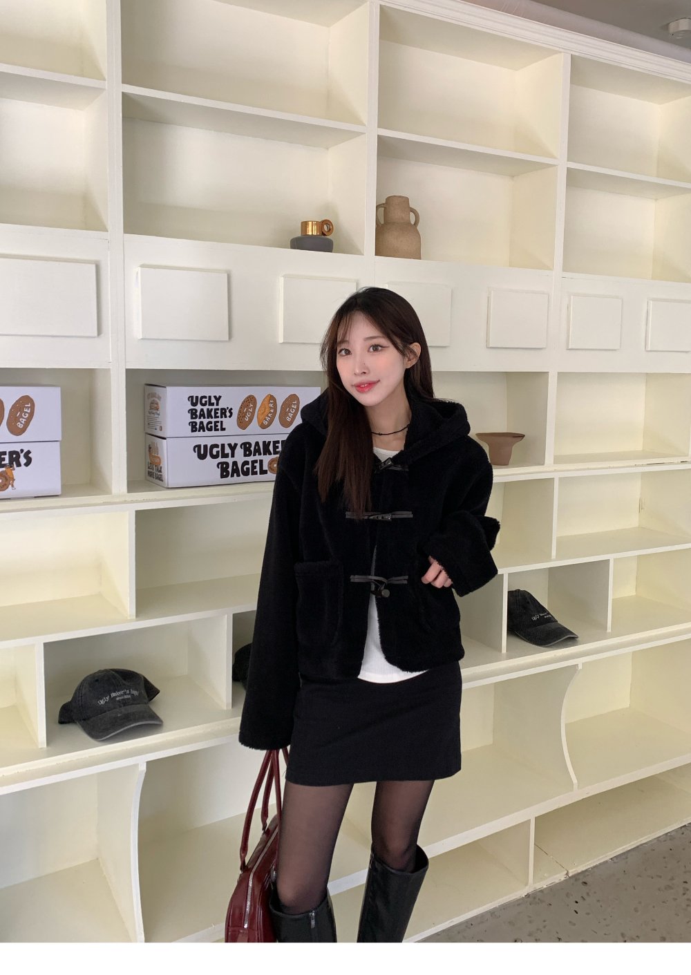 [폭닥폭닥/왕따뜻!] 양털 밍크 후드 떡볶이 숏 자켓 숏코트 뽀글이 후리스 상세 이미지 46